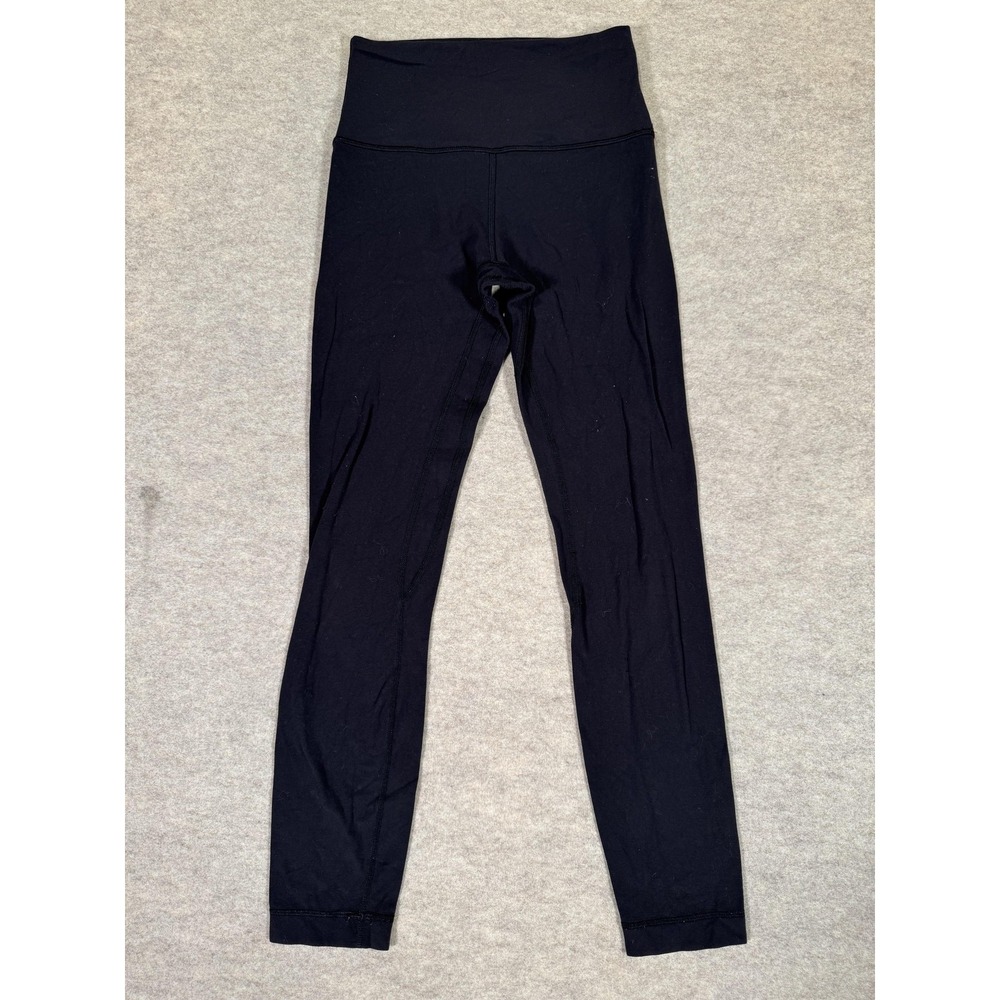 Lululemon Leggings Womens 4 Black High Rise Ankle Yoga‎ Athletic Gym Tight